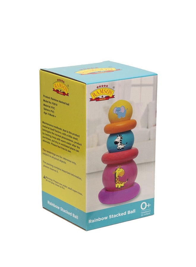 Ramson Stackable Plastic Ball for Infants & Kids - (Multicolor) - Image 5